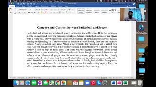 Paragraph Writing Part 02 Compare and Contrast Rupok Sir Notre Dame College #ndc Master class