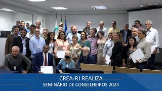 Crea-RJ realiza Seminário de Conselheiros 2024