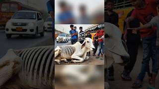 weak cow 🐄 cow treatment #cow #youtubeshorts #shorts #cowhelp #shorts #humanity