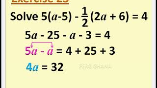 JHS MATH     EXERCISE 23