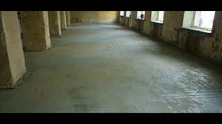 Lightweight floor screed with foam concrete FoamRock