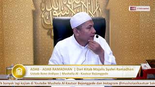 ADAB - ADAB PUASA RAMADHAN