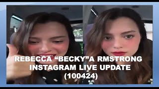 BECKY ARMSTRONG INSTAGRAM LIVE UPDATE (100424)