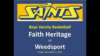 FHS vs. Weedsport - Boys Varsity Basketball