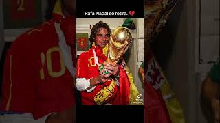 Rafa Nadal se retira. 💔 #deportes #españa #tenis #youtubeshorts #parati