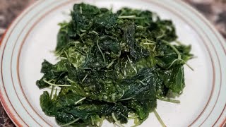 Stir-fried perilla leaves 깻잎나물