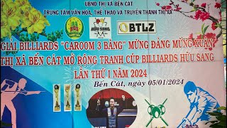 MINH ĐỨC vs NGỌC LONG | Cúp Bida Hữu Sang Bến Cát 2024