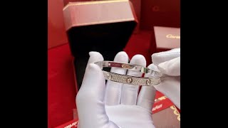 Unboxing Video | Cartier Love Bracelet, Diamond-Pave White Gold, Diamonds