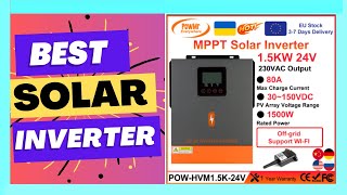 PowMr 1.5KW 1KW Solar Hybrid Inverter 12V 220V Pure Sine Wave