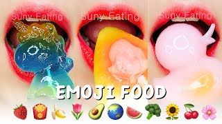 30 Minutes Satisfying ASMR Eating EMOJI FOOD CHALLENGE Mukbang Compilation 먹방