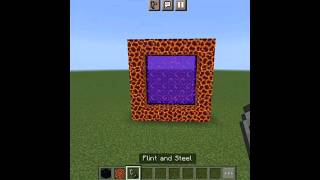 Magma portal hack in minecraft. #short #short #shortvideo