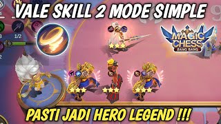 TUTORIAL VALE SKILL 2 !!! COMMANDER PALING SERU BUAT DIMAINKAN Magic Chess Mobile Legends Bang Bang