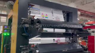 Watch Our Six-Color Printing Machine with Dual Unwind and Rewind in Action: Precision and Efficiency