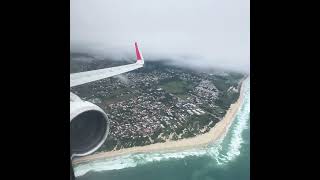 Decolando numa chuvosa Florianópolis no A321 da LATAM!!