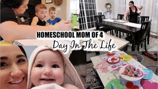 DAY IN THE LIFE OF A HOMESCHOOL FAMILY // MOM OF 4 // VALENTINES DAY // Mama Approved