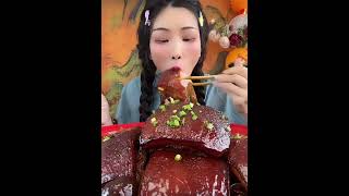 Feasting on a Huge Pork Belly Mukbang #shorts #mukbang