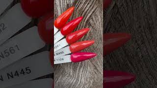 Pomarańczowe Pudry Tytanowe Manicure Tytanowy NSN  #paznokcie #nails #nailstyle #fun #funny #beauty