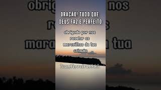 TUDO QUE DEUS FAZ É PERFEITO! #tudoqueDeusfazéperfeito #oraçaodehoje #oraçãododia #reflexão #shorts