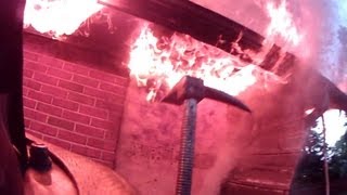 House Fire TWICE Helmet Cam