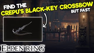 How to get the CREPUS'S BLACK-KEY CROSSBOW in Elden Ring - Map Location - Find Rare Items Fast