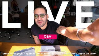 LIVE consejos para freelancers y agencias de mkt Q&A