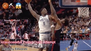 Unsuccessfull Nasty Poster Dunk Attempt That Could Change The Internet, Edwards,Westbrook & Monk