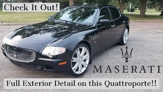 Maserati Quattroporte Full Exterior Detail!