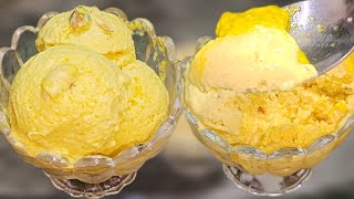 Sirf 3 Cheezon Se Banaye Tasty Mangon Ice Cream Ghar Pe| Mango Ice Creams With Fresh Cream