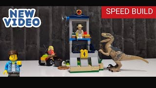 LEGO 76957 Jurassic Park 30th Anniversary - Velociraptor Escape - Speed Build / Danger!! - Austria