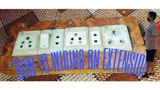 wiring on EXTENSION