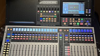 A little upgrade to my home setup. The Presonus Studiolive 32SX.