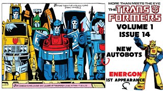 New Autobots Classic Transformers Volume 1 Issue 14 Marvel Summary: First Appearance Energon Cubes