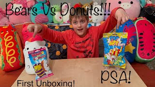 Bear Vs Doughnuts and Pop Art Soft Elephant unboxing!