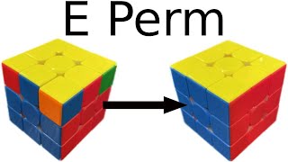 How To Do The E Permutation On A Rubik's Cube