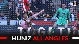 MUNIZ BICEY WINS GOAL OF THE MONTH 🚲 | ALL ANGLES