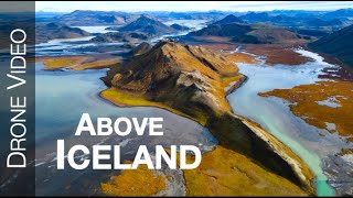 ABOVE ICELAND in September - Drone video