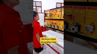 Praktek Instalasi Motor Listrik Kelas XI TITL 2 || Part 1 #shorts