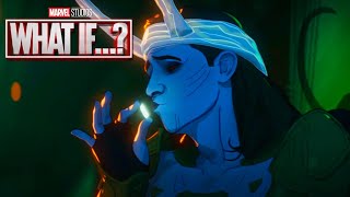 Loki Flirting With Jane | Loki Phone Kiss Jane | Marvel Studios' What if...? S01 E07