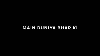 Hua Hai Aaj Pehli Baar 💕 Love Song Status | Whatsapp Status 💫 Black Screen Lyrics Status | Music MKR