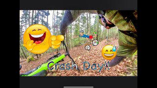 Crash Day 🙈😱😅 en VTT musculaire Specialized Enduro 🚲 Enduro MTB avant la prochaine vidéo 🎥