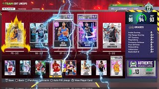 NBA2K22 Myteam: Quick Lineup update for you guys since my last pack opening