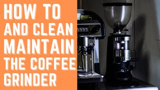 How to clean and maintain the doser grinder - Teamskills Barista 101 | The Pinoy Drinker