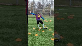 The COLDEST drill🥶to improve dribbling #footballskills #soccer #football #skills #skill #dribbling