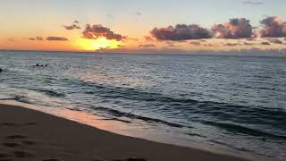 Watching sunset in Pūpūkea North Shore Hawaii