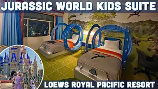 Jurassic World Kids Suite Tour -  Loews Royal Pacific Resort at Universal Orlando Resort