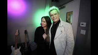 Billy Idol Stops By KLOS Before Receiving His Star on the Hollywood Walk of Fame