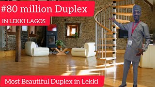 #80 Million Duplex IN LEKKI LAGOS - Most Beautiful Duplex in Lekki