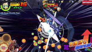 Kingdom Hearts Unchained X Adamantite round four Moogle of Glory three turn kill