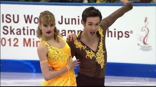 [HD] Gabriella Papadakis and Guillaume Cizeron 2012 World Junior - Short Dance