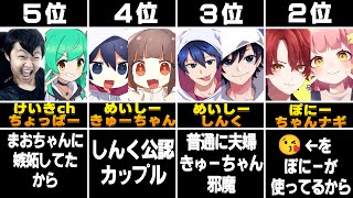 リスナーに聞いた『実は付き合ってそうな実況者・競技勢』ランキング！！【フォートナイト】